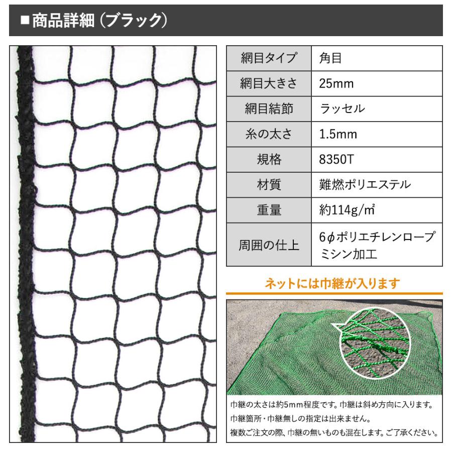 防犯ネット 盗難防止 ネット 防炎 NET30 幅501〜600cm 丈101〜200cm JQ｜igogochi｜09