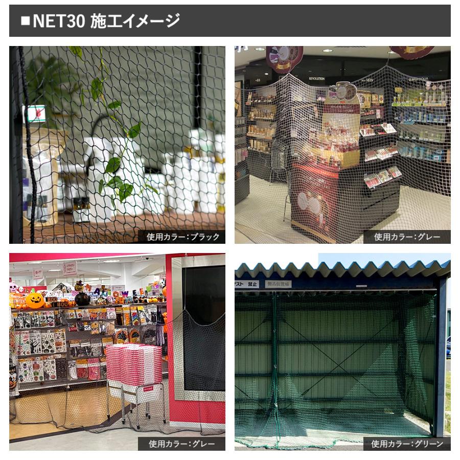 防犯ネット 盗難防止 ネット 防炎 NET30 幅501〜600cm 丈101〜200cm JQの画像