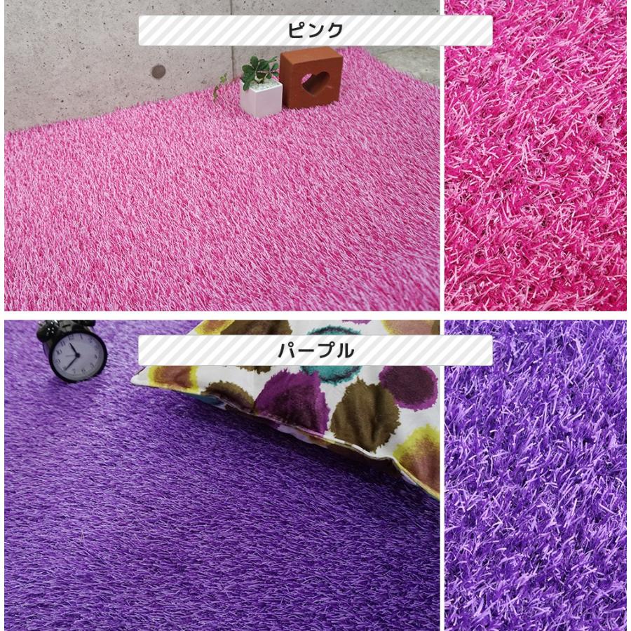 人工芝 薄墨色 色合い DIY 庭 事務所 縁側 防炎 赤銅色 黒いこと 青味 渦巻形 いつでもGreen レギュラー印字機 色 芝丈 30粍 1m×2m JQ 直送品