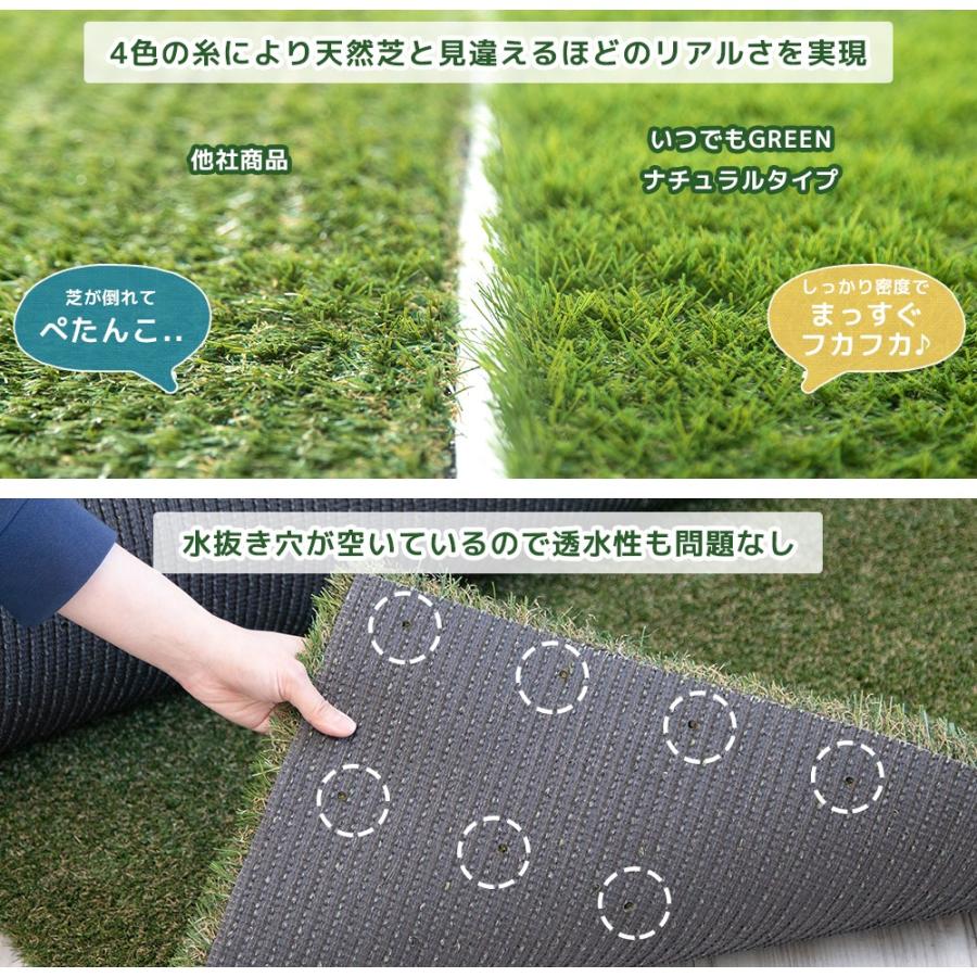 人工芝 ロール Diy 庭 オフィス ベランダ 防炎 遮熱 いつでもgreen レギュラータイプ 芝丈30mm 1m 10m Jq 直送品 Pctr30 壁紙 Diyインテリア通販 イゴコチ 通販 Yahoo ショッピング