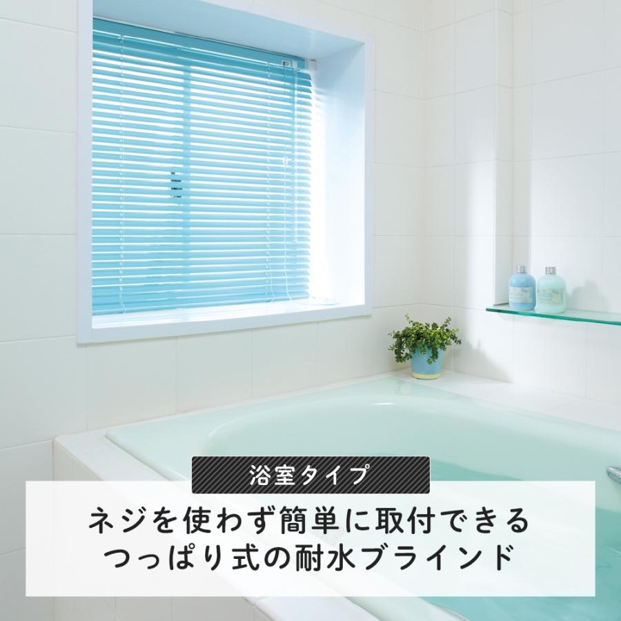 ブラインド 浴室用 ブラインドカーテン お風呂用 耐水 カーテンレール