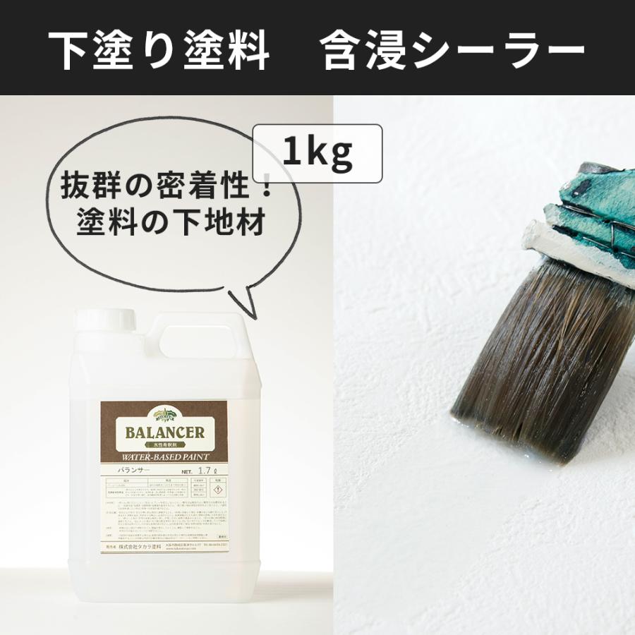 シーラー 塗料 塗料用下地 含浸シーラー プライマー 1kg : DIY