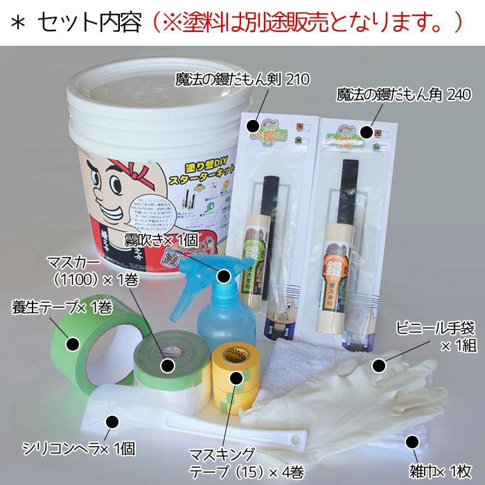 ひとりで塗れるもん スターターキット セット OWQ 塗り壁 道具