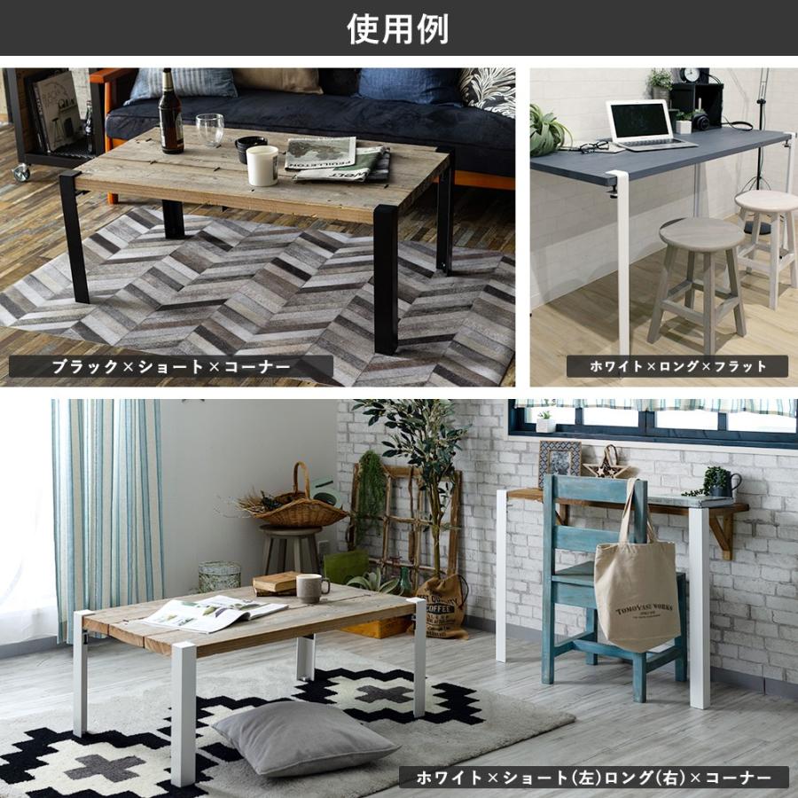 友安製作所 テーブル 机 脚 パーツ アイアン DIY おしゃれ ブラック