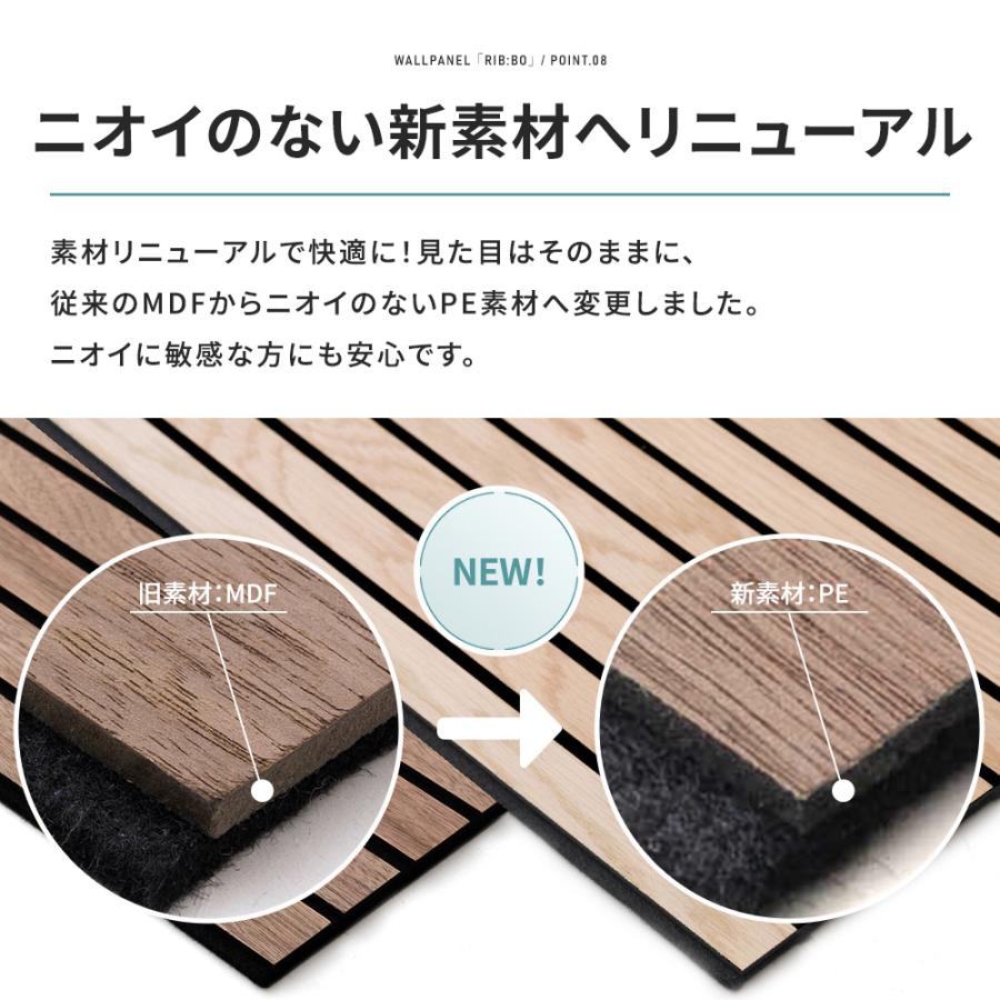 友安製作所 リブボ ウォールパネル ウッドパネル 吸音パネル 壁材 DIY