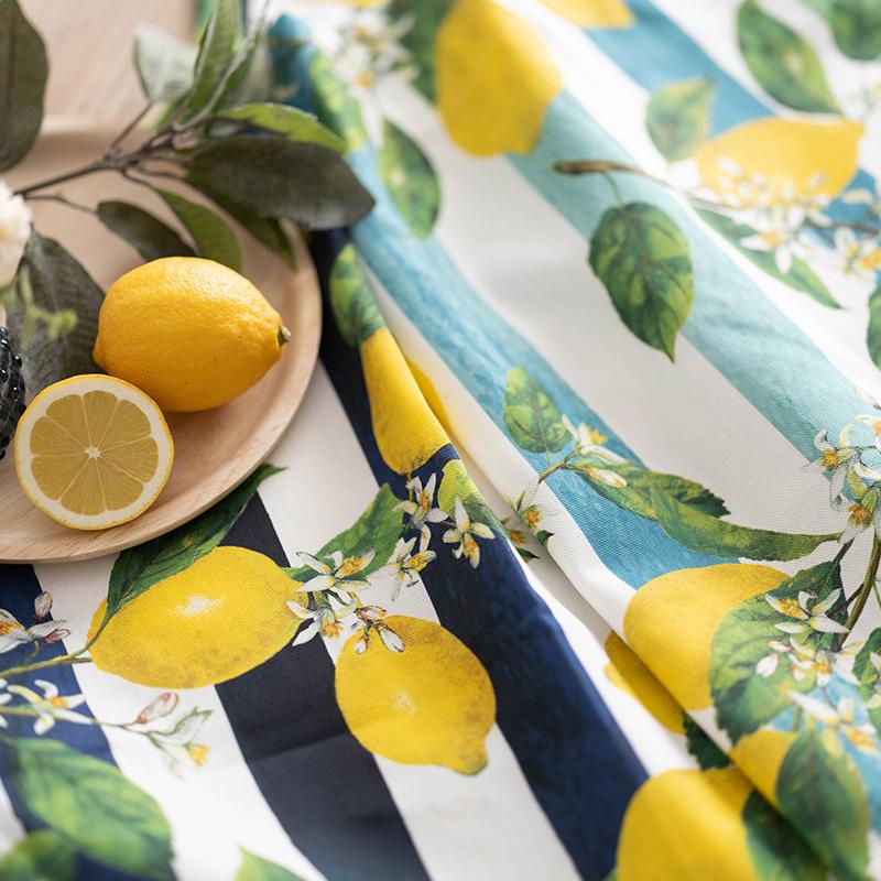 カフェカーテン レモン ストライプ おしゃれ 爽やか ブルー ネイビー サイズオーダー 幅35 100cm 丈35 50cm Yh8 リモーネ 1枚 Okc5 Yh8 Cw Diy 壁床窓インテリア内装イゴコチ 通販 Yahoo ショッピング