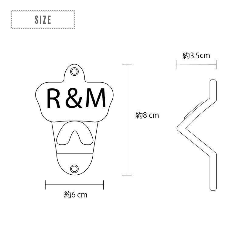 海外 キッチン 洗面所 インテリア 壁付け 栓抜き ボトルオープナー C-F