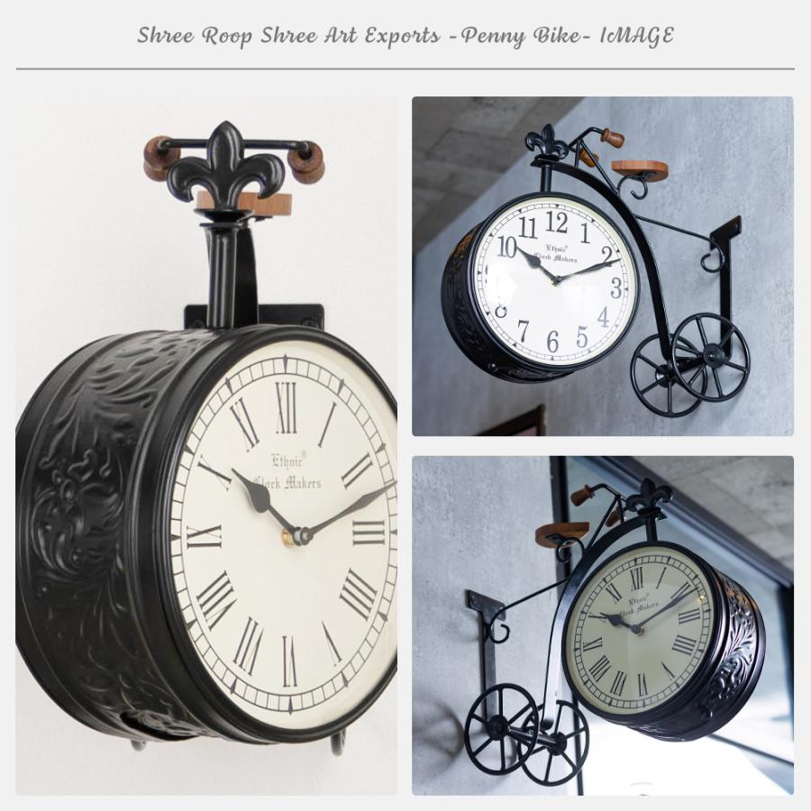 時計 壁掛け オシャレ 壁掛け時計 おしゃれ アンティーク レトロ ダブルフェイス 両面時計 Penny Bike 自転車 Zshrsrs884 Diy 壁床窓インテリア内装イゴコチ 通販 Yahoo ショッピング