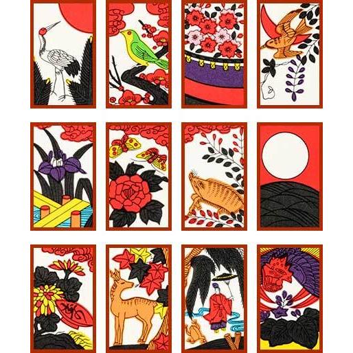 任天堂（Nintendo） 花札 大統領赤 遊びかた説明書付き : 囲碁ラボ囲碁