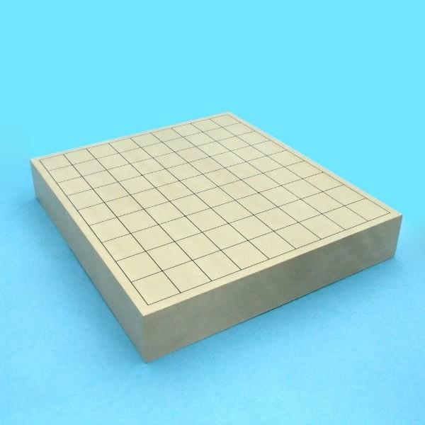 木製将棋セット 新桂2寸卓上将棋盤と山形天童の白椿上彫駒（正式書体