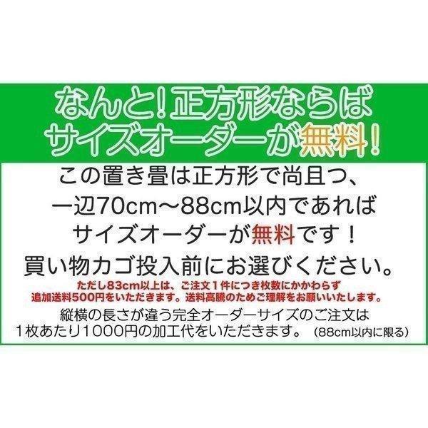 置き畳 migusa 畳 琉球畳 茶殻配合仕様 国産 美草 樹脂畳 ダークブラウン焦げ茶 ユニット畳 フロア畳 ビニール畳 フローリング 半畳 畳マット 正方形｜igs-shin｜03