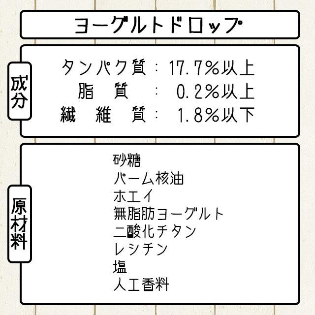 「夏期は販売休止予定」ゆうパケットOK ヨーグルトドロップ 15g お試し小分けパック おやつ Exotic Nutrition フード エサ 餌 メール便対応｜igsuit｜11