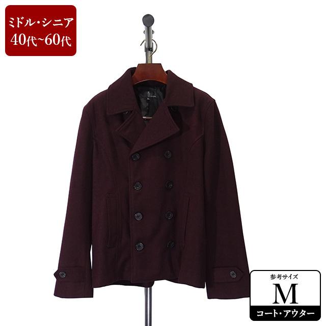 Pコート メンズ Mサイズ ワインレッド ピーコート 男性用 中古 011 Xehe01 Xehe01 Usedスーツshopアイジー 通販 Yahoo ショッピング
