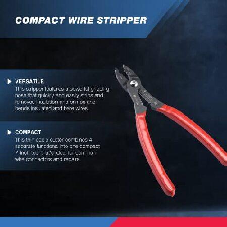 【送料無料/新品】 Neiko 02037A 4-in-1 Wire Service Tool | Gripper Crimper Stripper Cutter 7 Electrician Pliers by Neiko