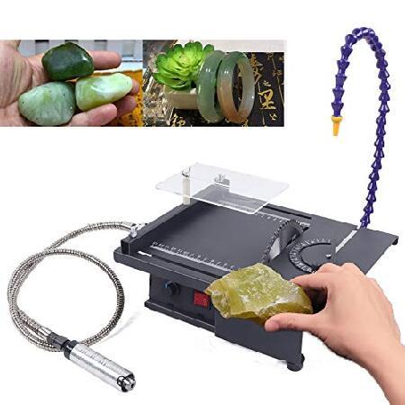 Mini　Gem　Cutting　Jade　Grinder　Gem　Machine　Bench　Milling　7-Speed　Adjustable　Carving　Polishing　Engraving　Bench　Grinder　Carving　Cutting　Machine　Electric