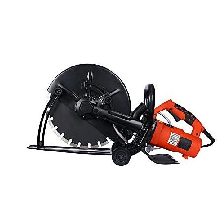 2800W　Portable　14&quot;　Wet　Cutter　Circular　Cutter　Roller　Guide　Line　Dry　Saw　Cutter　4300　Electric　Electric　Corded　Attachment　w　RPM　Concrete　Saw　Saw,　Water