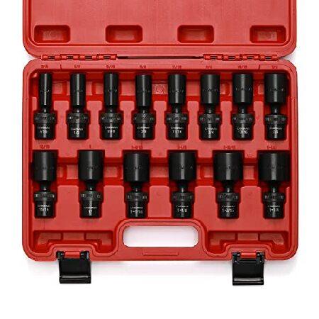 CASOMAN 14ピース 1/2インチ ドライブ 深型 ユニバーサルインパクト