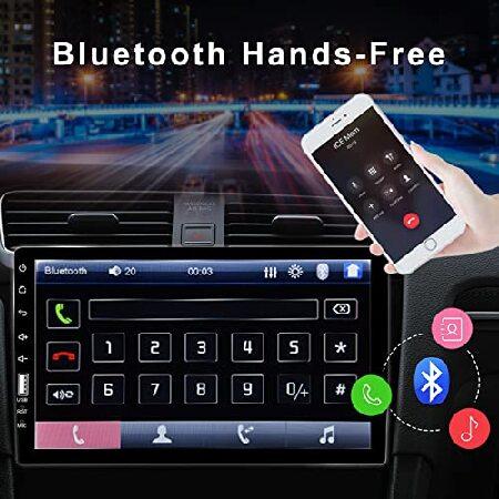 一括購入割引 Single Din Car Stereo with Bluetooth 9 Inch HD Touch Screen Car Stereo with Backup Camera + External Microphone + FM MP5 Player Car Audio Receivers Su