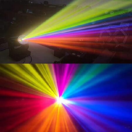 JUNMAN 325W 14R Beam Moving Head DJ Disco Stage Light DMX512 20CH Double Prism Led Strip Rainbow Effect Lights