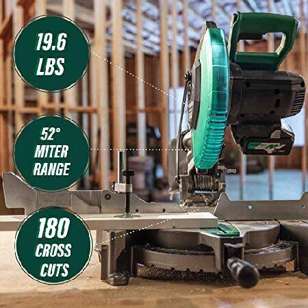 Metabo　HPT　18V　LEDシャドーラインシステム　10インチブレード　バッテリーなし　Cut　コードレスマイターソー　MultiVolt(TM)　Xact　ツールのみ　C1810DFAQ4