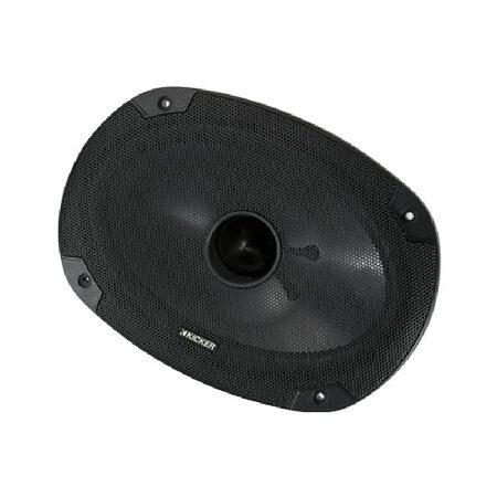 Kicker 46CSS694 CS Series 6x9 inch 2 Way Component Speaker + Free Power Acoustik NB-1 1 inch Miro Dome Tweeters - 1