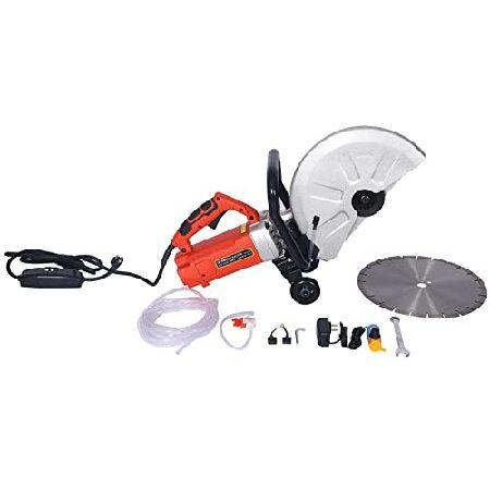 Electric　14&quot;　Cut　Water　Attachment　Wet　Saw　Roller　Guide　3000w　Blade　Off　Dry　Cutter　with　Concrete　Saw　with　Line