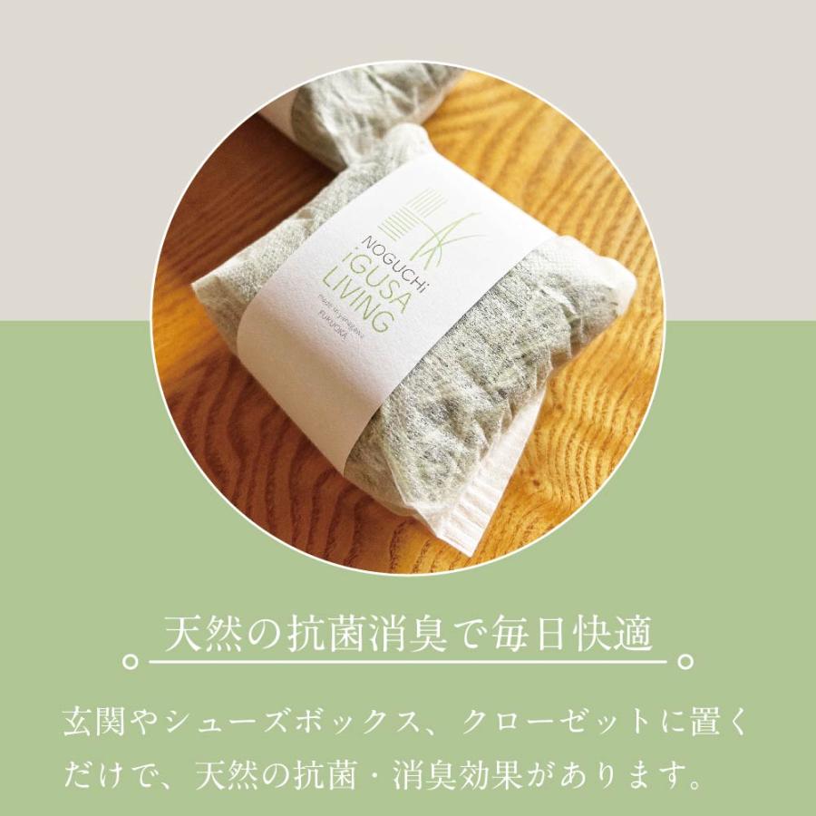 いぐさ消臭パック 2個入 消臭剤 脱臭 湿気対策 天然素材の芳香剤 国産