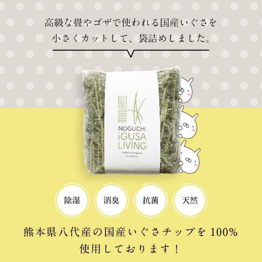 熊本産高級い草　香り消臭袋 いぐさ消臭パック 2個入 消臭剤 脱臭 湿気対策 天然素材の芳香剤
