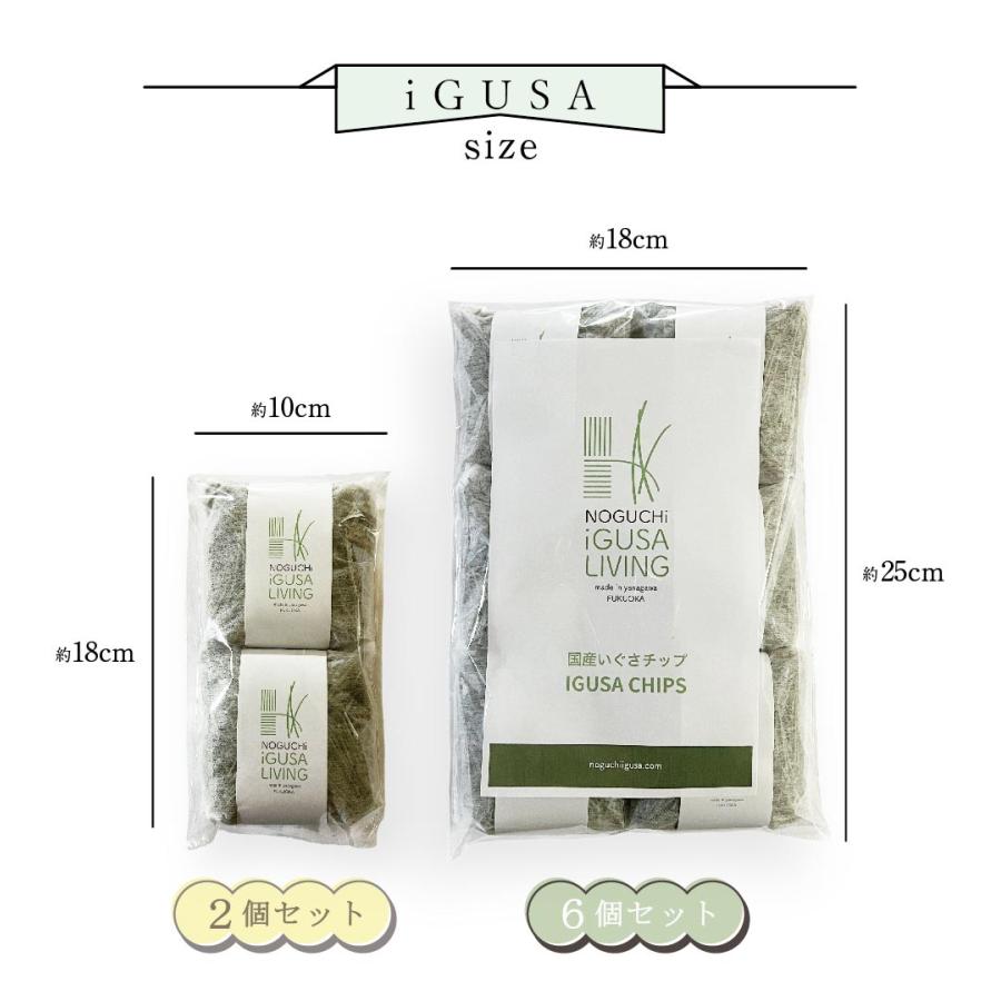 いぐさ消臭パック 2個入 消臭剤 脱臭 湿気対策 天然素材の芳香剤 国産