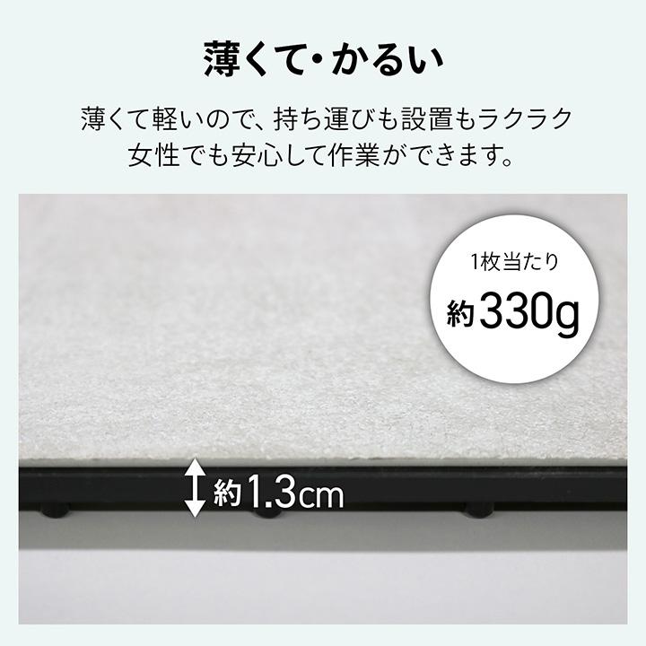 デッキパネル ベランダタイル ジョイント遮熱パネル 30×30cm 9枚セット
