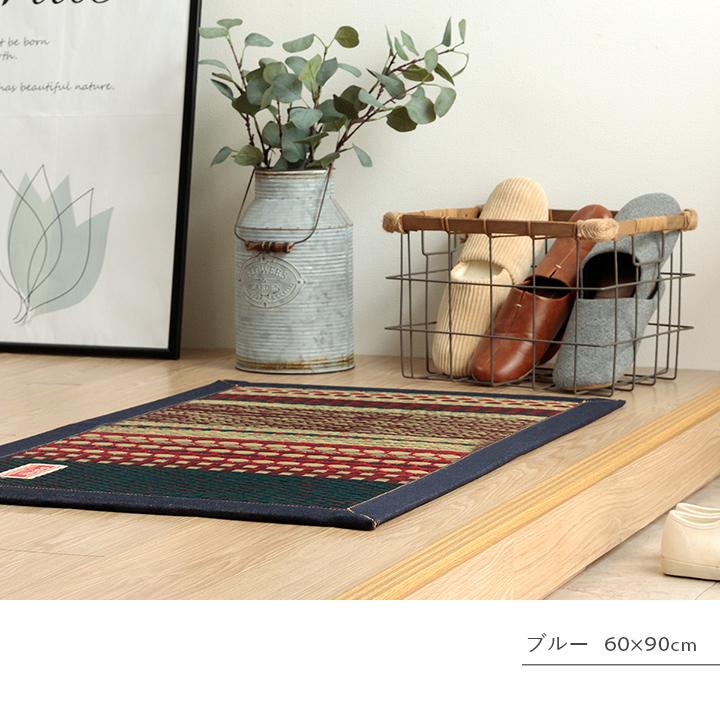 イケヒコ 玄関マット 室内 屋内 国産 Fラルフ 約70×120cm 大きめ
