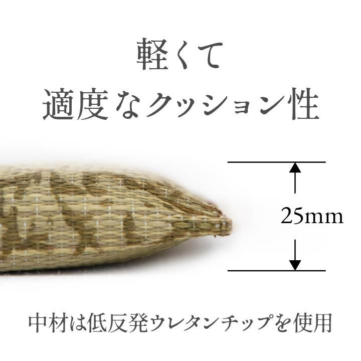 イケヒコ い草座布団 5枚組 国産 片面捺染 五右衛門 55×55cm 5枚セット