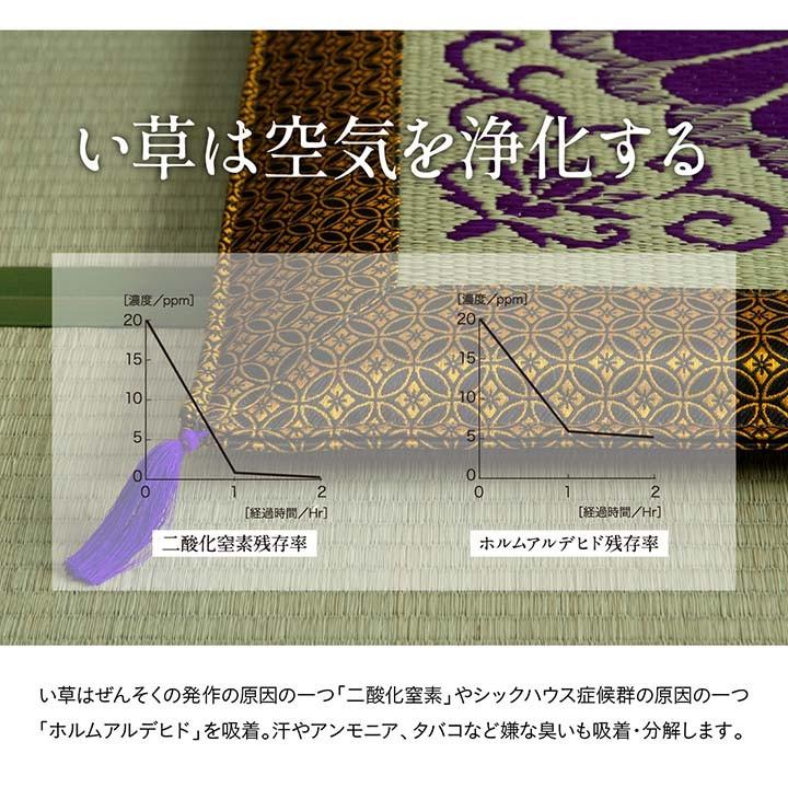 イケヒコ 仏前座布団 い草御前座布団 三千院(さんぜんいん) 70×70cm