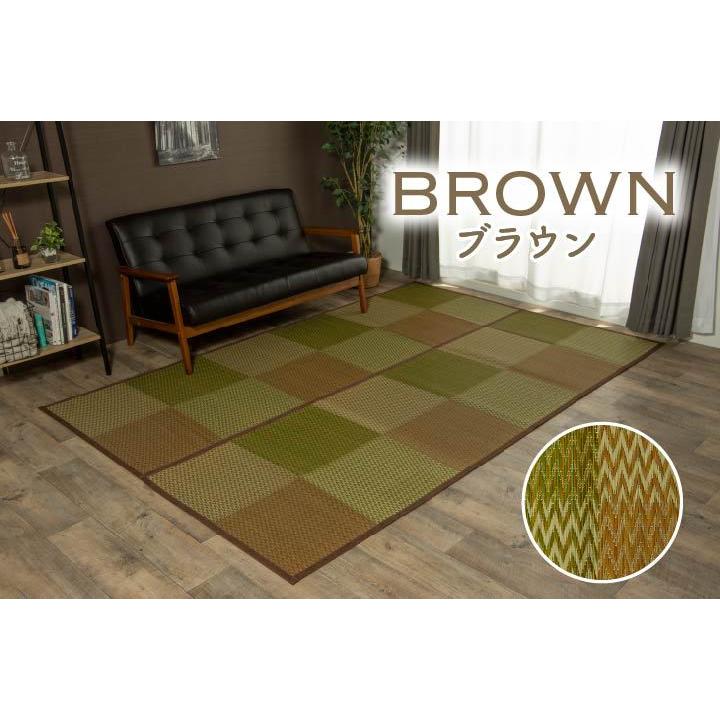 イケヒコ 花ござ 2畳 DXニューピア 団地間2畳 170×170cm い草ラグ い草