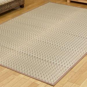 い草カーペット 奥丹後 江戸間4.5畳 約261×261cm 4畳半 四畳半 掛川織 い草花ござ 国産 い草ラグ 日本製 ゴザ イグサ 敷物 畳の上に敷くもの イケヒコ