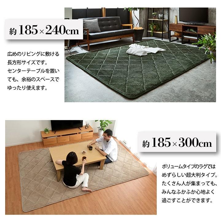 絶品 IKEHIKO 極厚防音ふかふかラグカーペット グランド 4958939