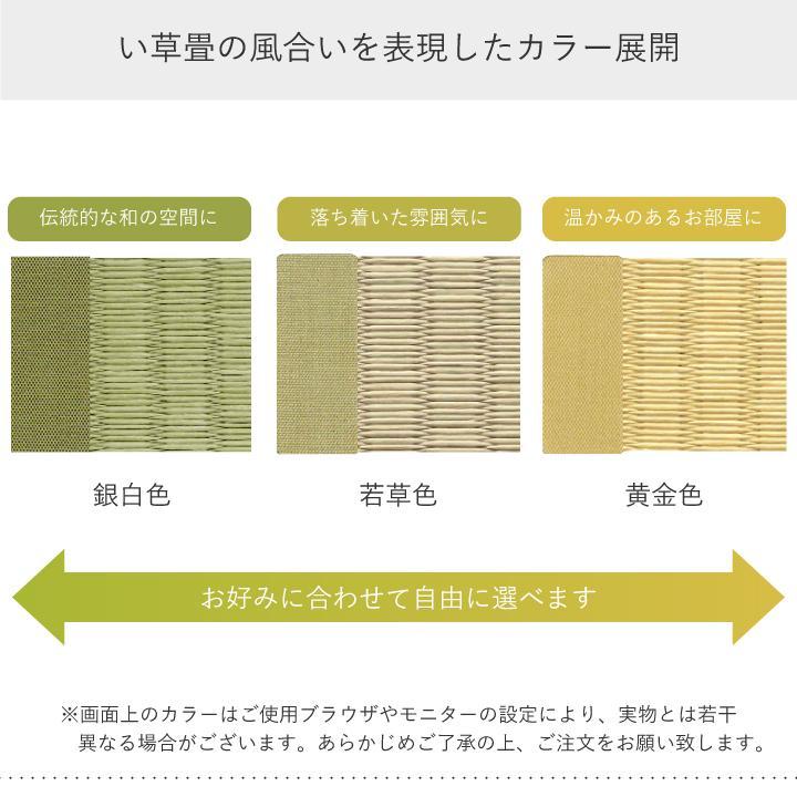 DAIKEN 畳 表替え 和紙畳 ダイケン 江戸間 6畳 銀白100A 引目 88cm