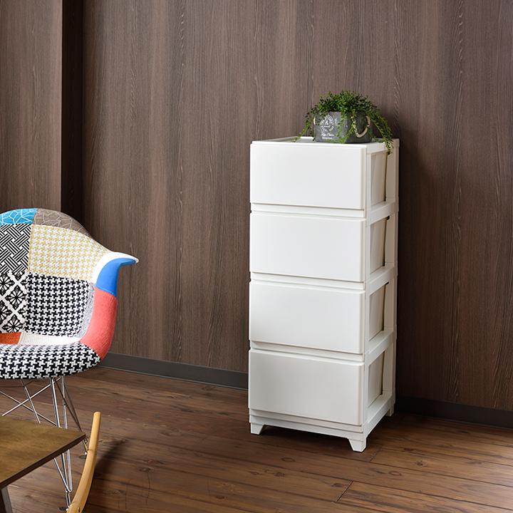 JEJアステージ 収納ボックス 衣装ケース 4段 引き出し 収納