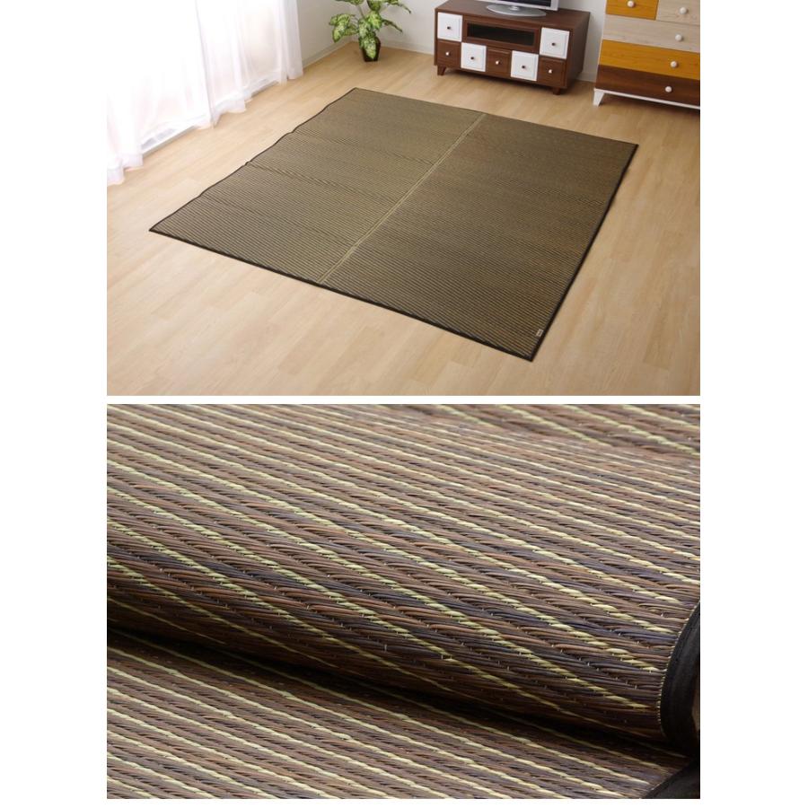 イケヒコ い草ラグ 3畳 国産 Fソリッド 191×250cm ふっくら 夏用 ラグ