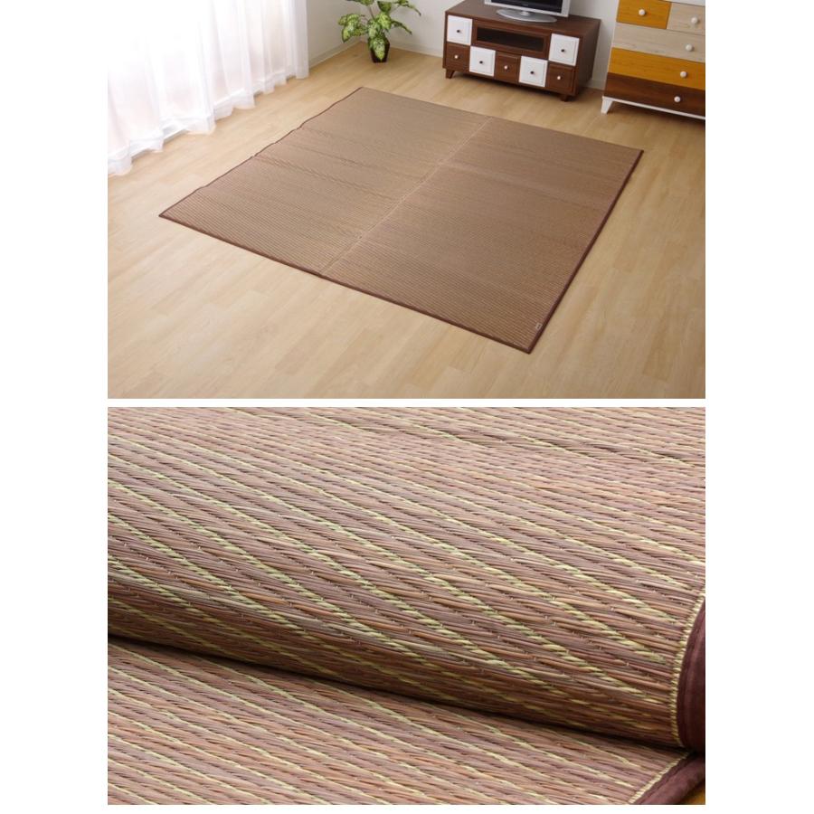 イケヒコ い草ラグ 3畳 国産 Fソリッド 191×250cm ふっくら 夏用 ラグ