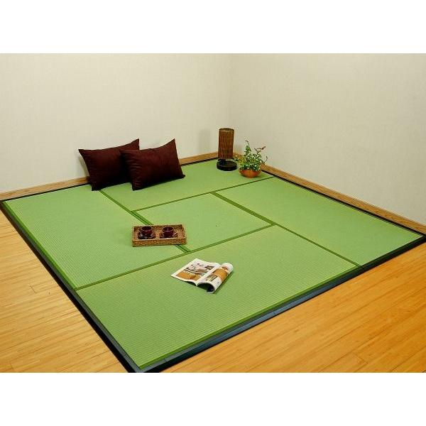 イケヒコ - 置き畳 楽座 本間 四畳半仕掛ける 95×191珊4枚＆95×95珊1枚  4畳半 フローリング リビング