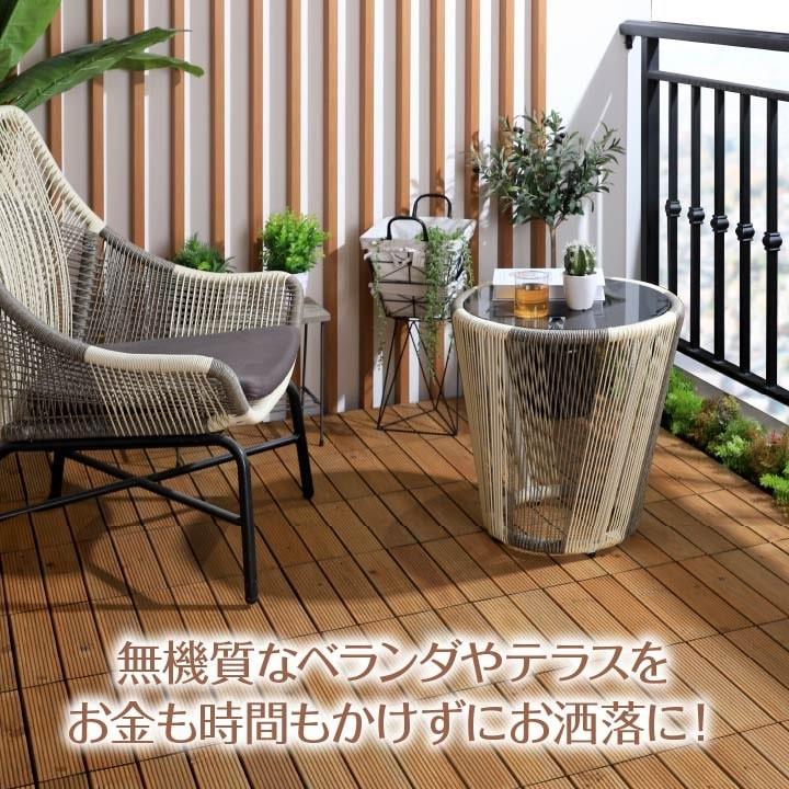 デッキパネル ウッドデッキ ウッドパネル 天然木 連結 ジョイント フォレスタ １８枚組 約30 30 2 6cm ベランダ ガーデニング 工作 おしゃれ い草王国こたつ王国paypayモール店 通販 Paypayモール