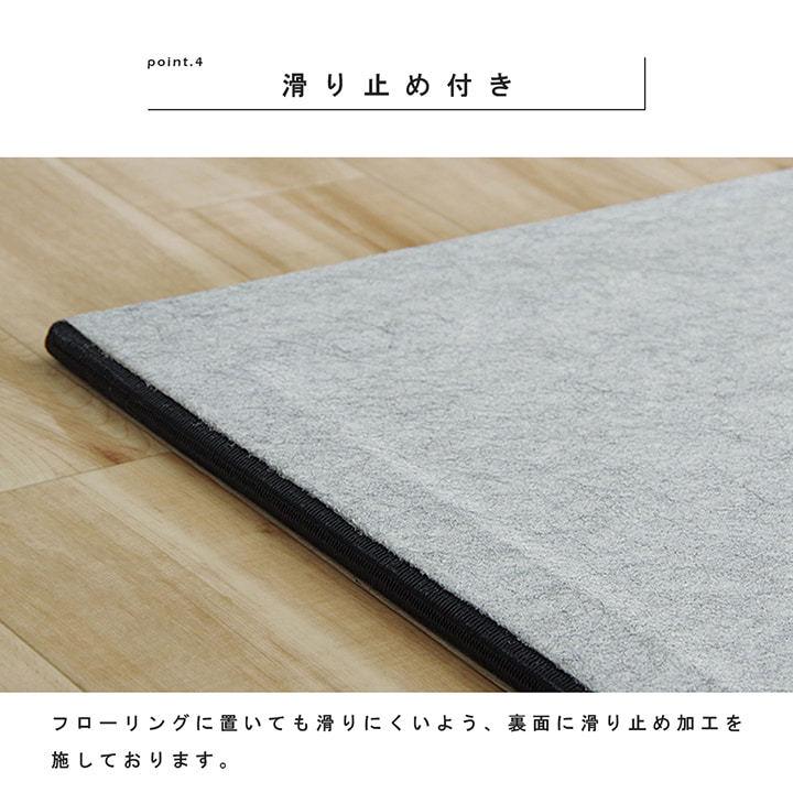 置き畳 トリム 70×70cm 9枚 セット 琉球畳 ユニット畳 国産 pp 日本製 縁なし畳 4畳半 い草風 置きたたみ タタミ システム畳 フローリング 敷くだけ 軽量 軽い｜igusakotatu｜10