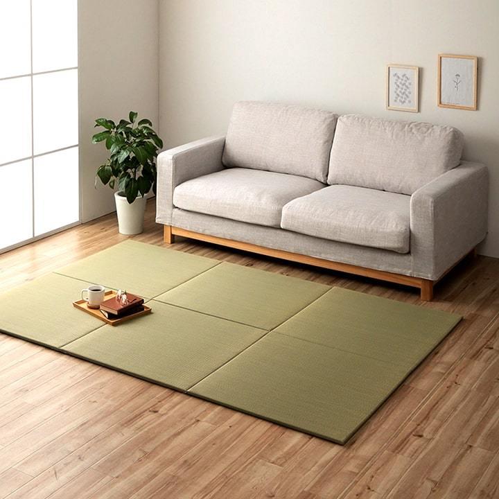 イケヒコ 置き畳 国産 みらい ユニット畳 6P 約70×70cm 6枚 イケヒコ 置き畳 国産 みらい ユニット畳 6P 約70×70cm 6枚