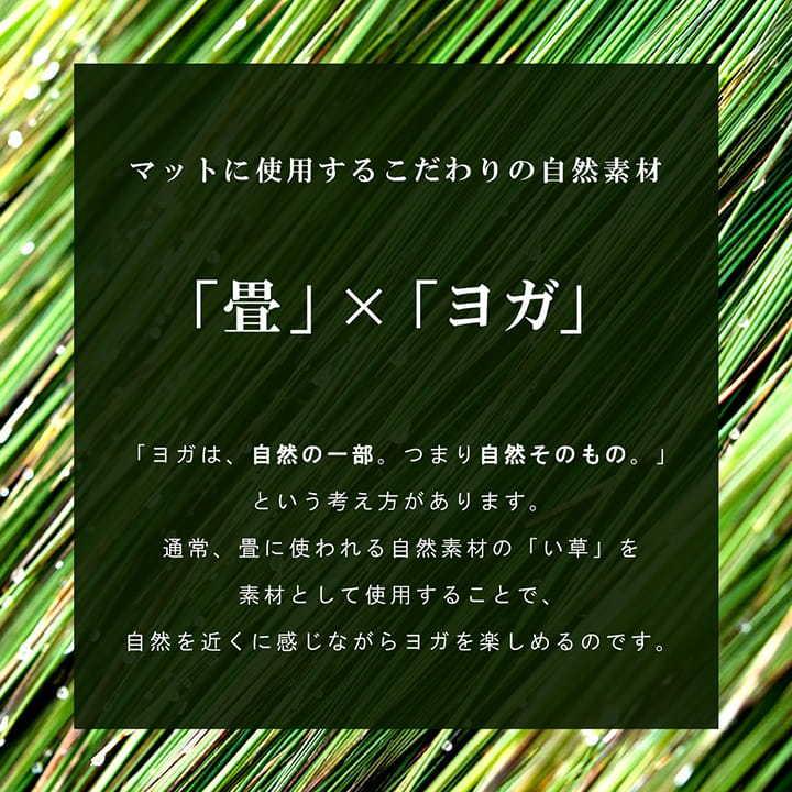 イケヒコ ヨガマット 畳ヨガ mandala マンダラ 66×185cm 厚み 5mm 幅広