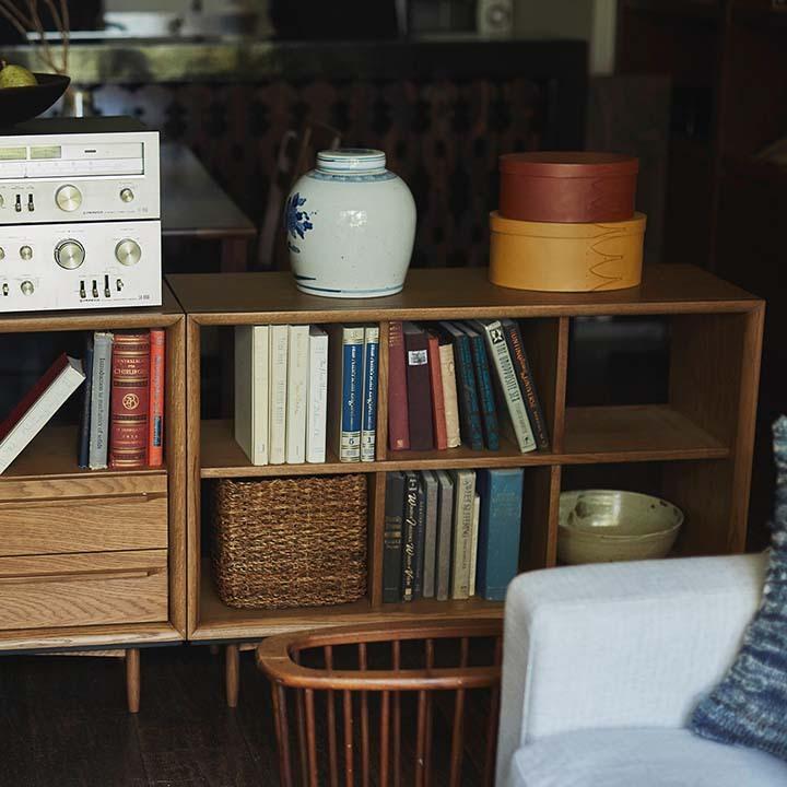 木製オープンシェルフ 北欧風（ティモ オープン シェルフ） 東谷 オープンシェルフ 木製 ティモ TIM-34 シェルフ ラック 棚 収納