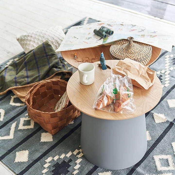 東谷 ラウンドテーブル S PT-990 ローテーブル 机 センター