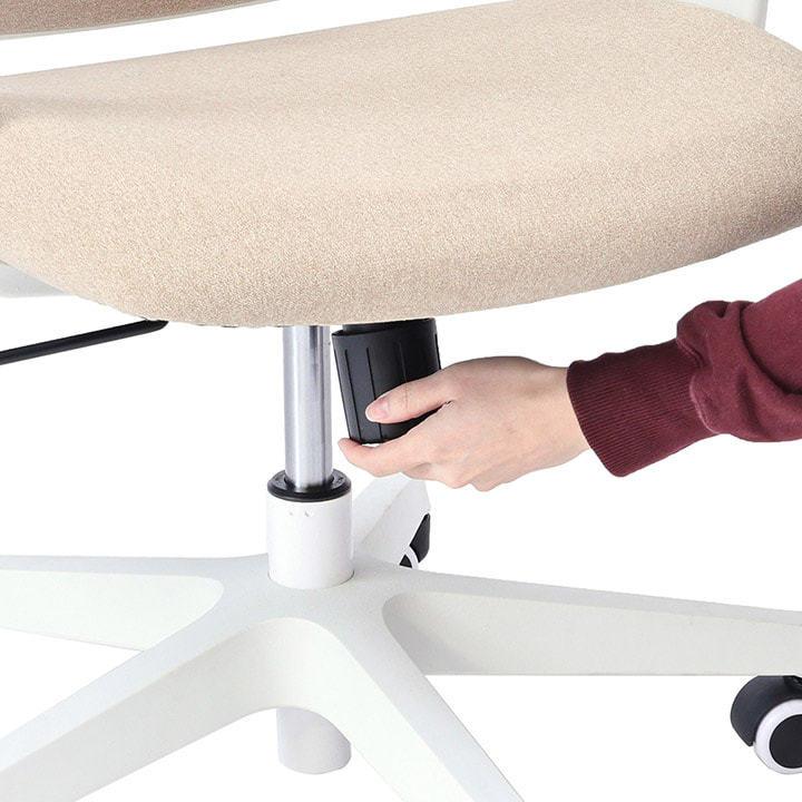 関家具 オフィスチェア デスクチェア 肘付き ファブリック おしゃれ