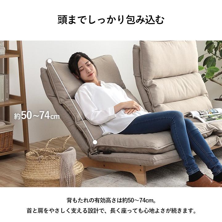 ソファー 2人掛け リクライニングソファー ムーア 二人掛け ハイバック