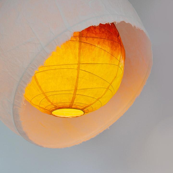 和モダンおしゃれ 日本製和紙照明 ムーン 月のあかり 和紙 照明 ライト moon 45×45×45cm | い草屋さんこたつ屋さん本店